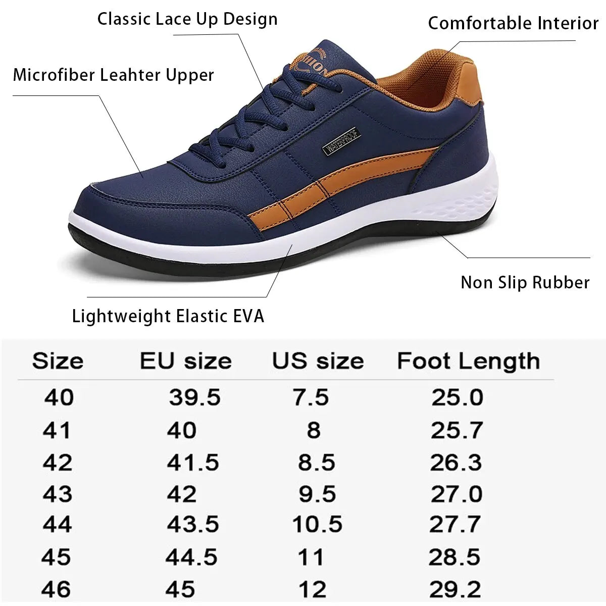 Men Shoes Walking Sneakers Leisure Male Sports Shoes Non-Slip Footwear Tennis for Men