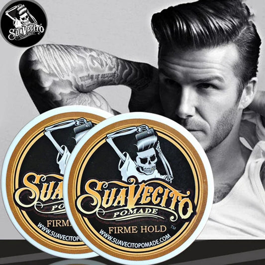 5PCS SUAVECITO Hairs Pomade Hair Style Wax Pomade Hair Skeleton Cream Slicked Oil Mud Keep Hair Men Oil not original