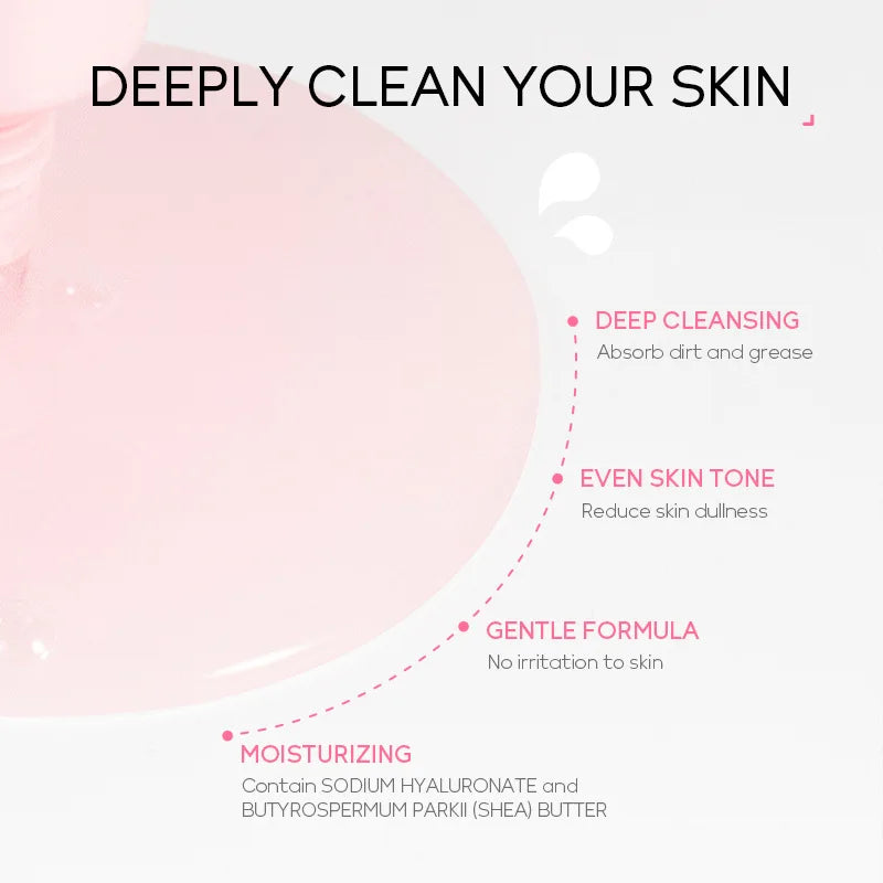 Sakura Peeling Face Mask Deep Cleansing Firming Brightening Blackhead Removed Tear off Mask Facial Skin Care 50G