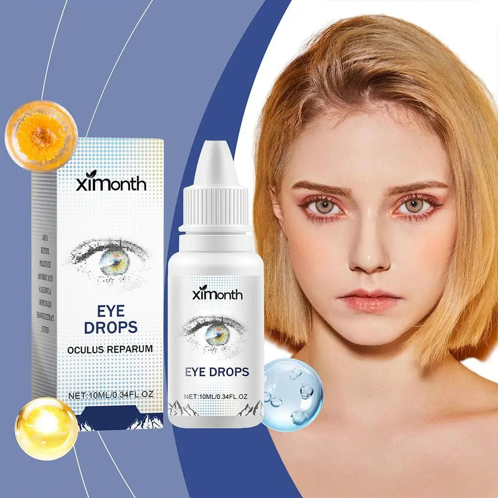 10ml Eye Drops Moisturizing Eyes Effectively Relieve Dryness Refreshed Eyes Serum Health Care For Women And Men T4E9