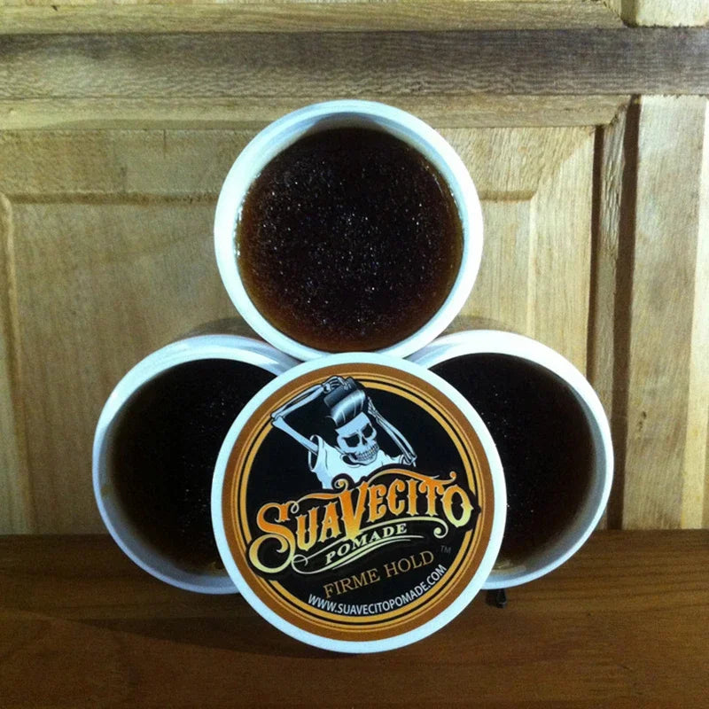 5PCS SUAVECITO Hairs Pomade Hair Style Wax Pomade Hair Skeleton Cream Slicked Oil Mud Keep Hair Men Oil not original