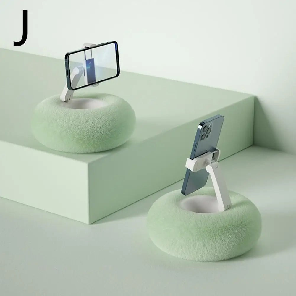 Mobile Phone Pillow Holder Bed Sofa Lap Adjustable Soft Pillow Stand For Iphone Xiaomi Redmi Huawei Oppo 4.7In-7.0In